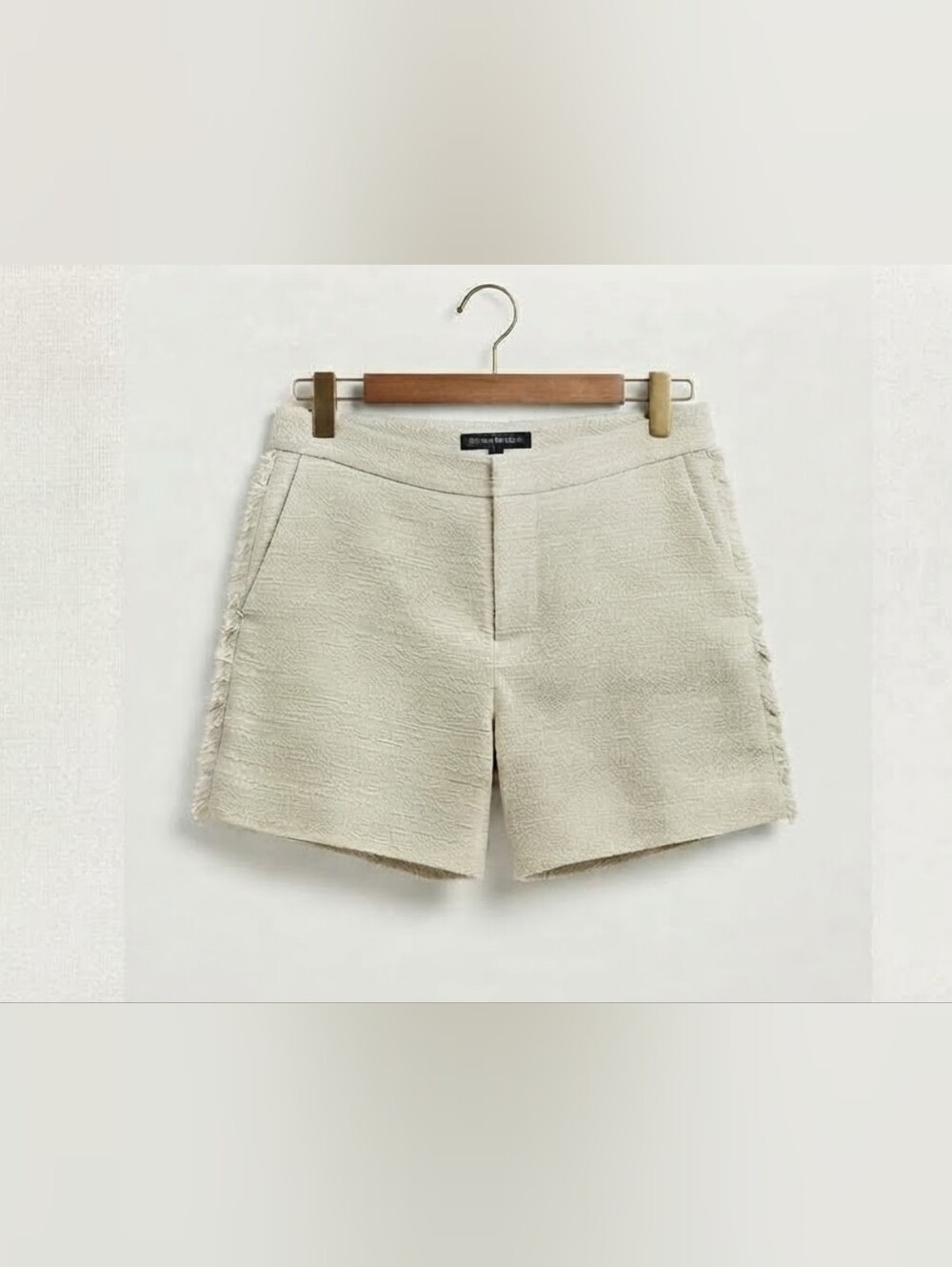 Banana Republic Frayed-Hem Tweed Shorts Size 4